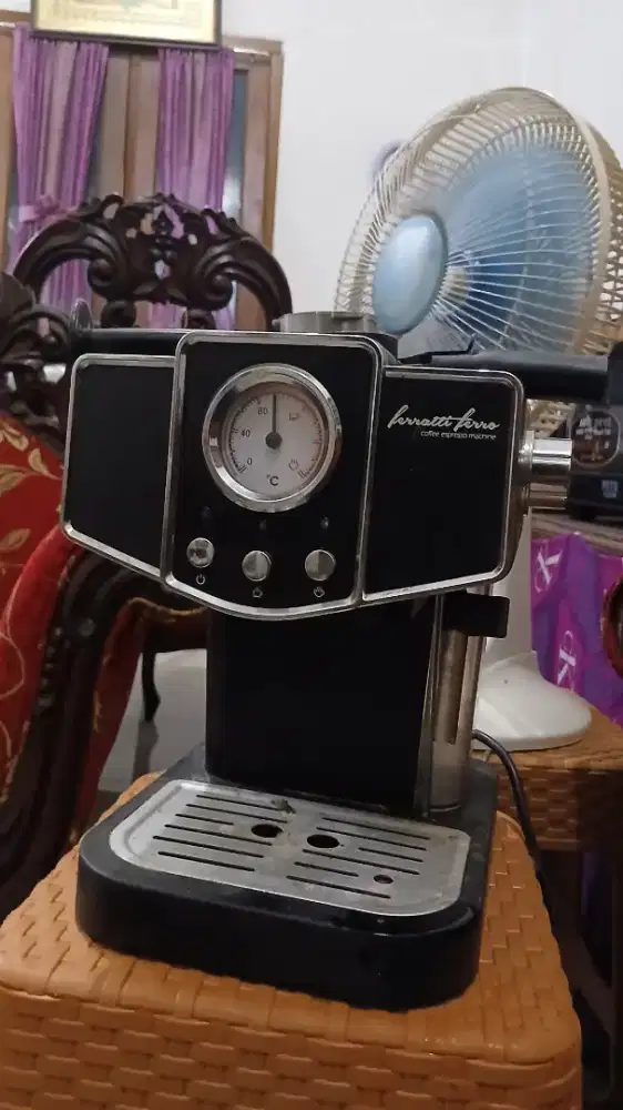 Mesin kopi ferratti ferro + grinder kova n600