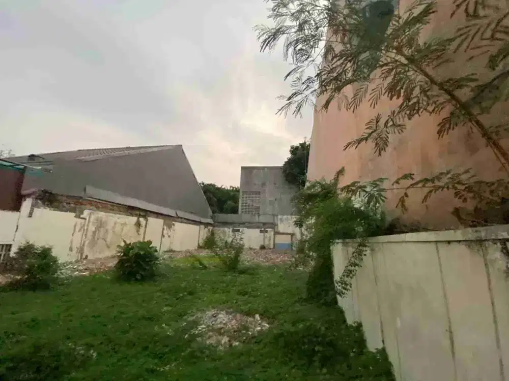 kavling tanah kosong siap bangun jl cempaka putih tengah area tdk ramai
