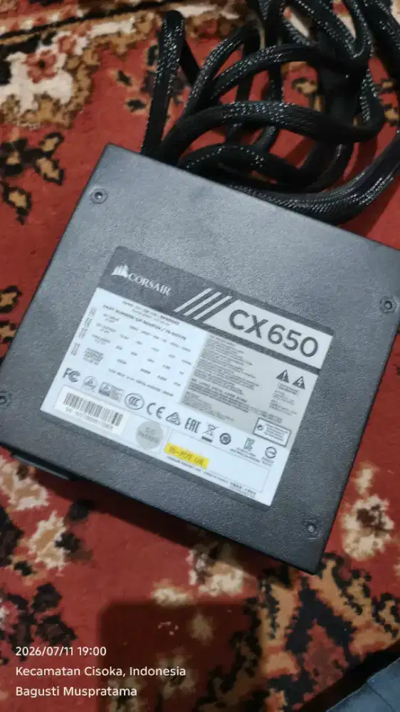 PSU Corsair CX650 650W 80+ Bronze