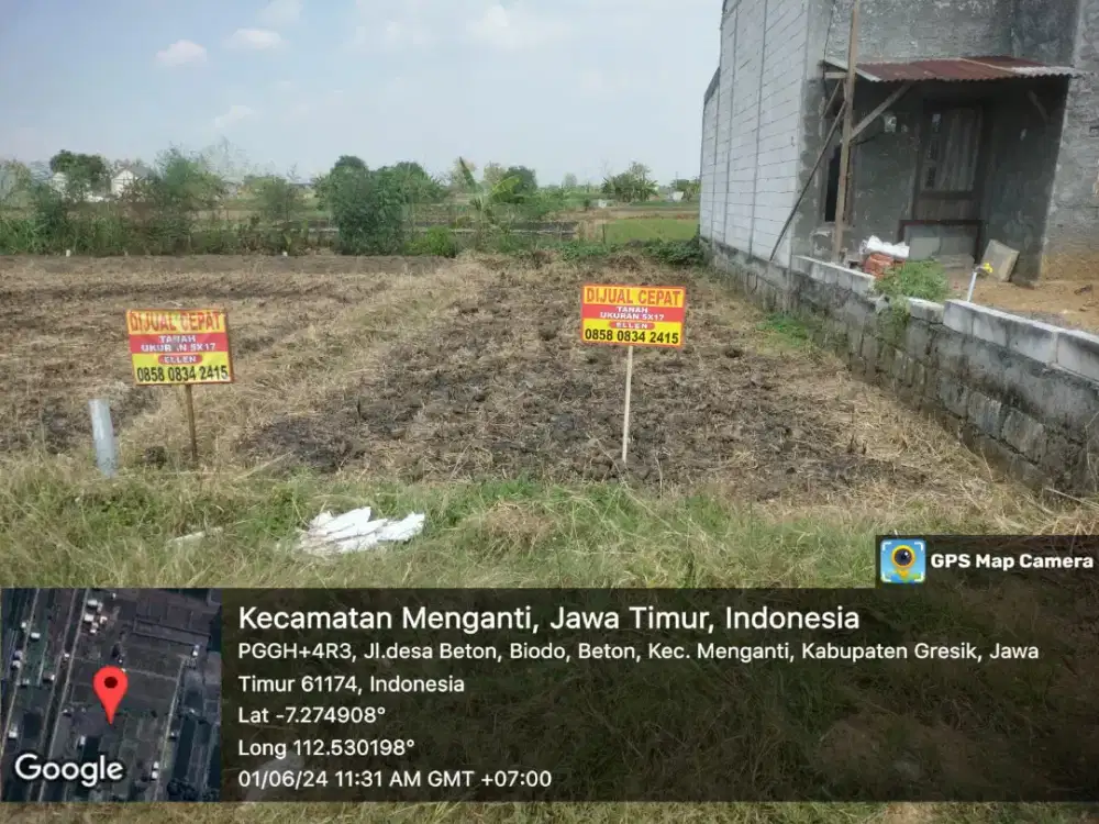 Dijual tanah pribadi