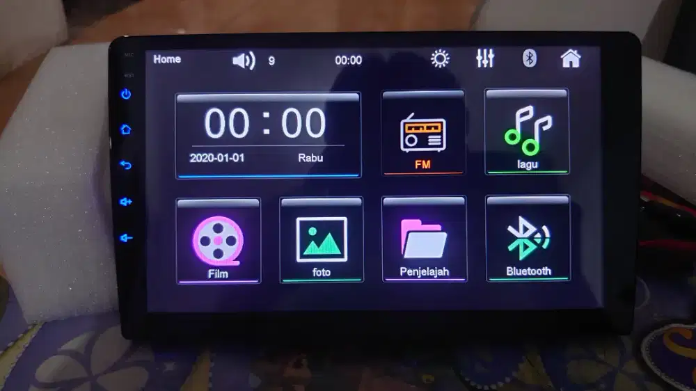 HEAD UNIT 9 INCH Skeleton