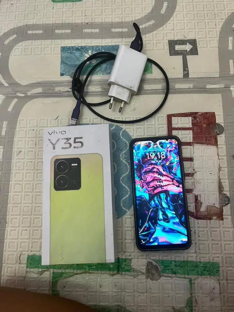 Vivo y35 ram 8+8/128 full set