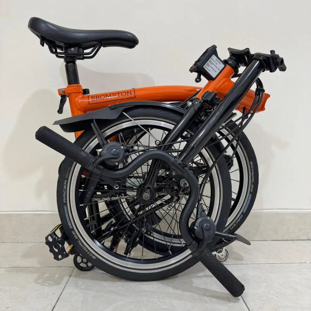 BROMPTON M6L ORANGE BLACK EDITION 2018 - ISTIMEWA