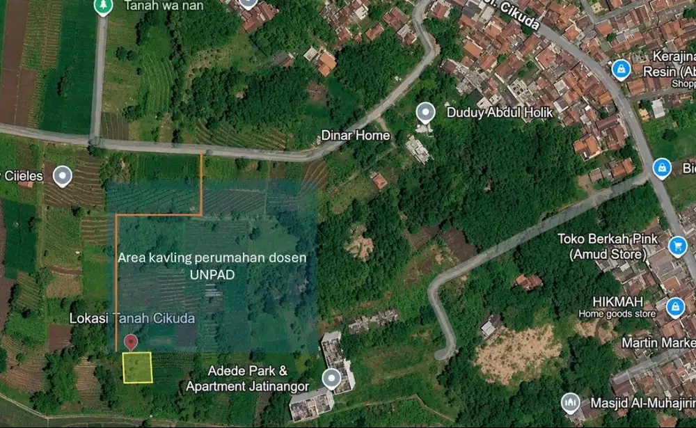 DIJUAL CEPAT: TANAH JATINANGOR CUMA 450 RIBU/METER!