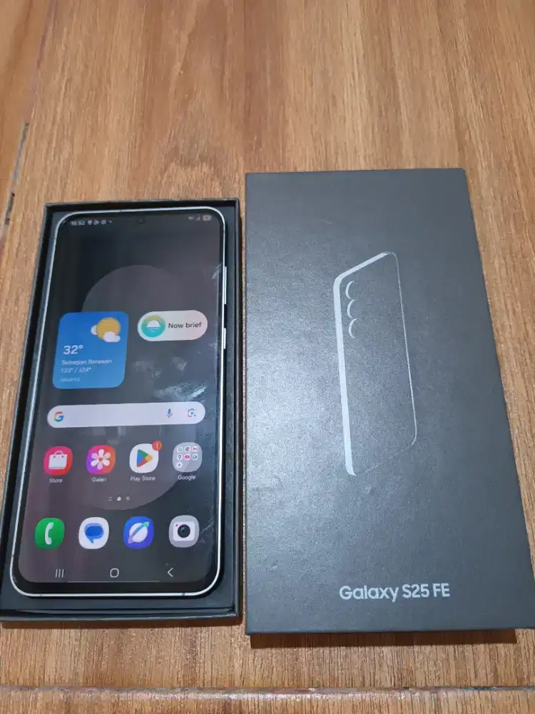 Samsing s25 Fe 8/256 Gb Sein Lengkap Mulus