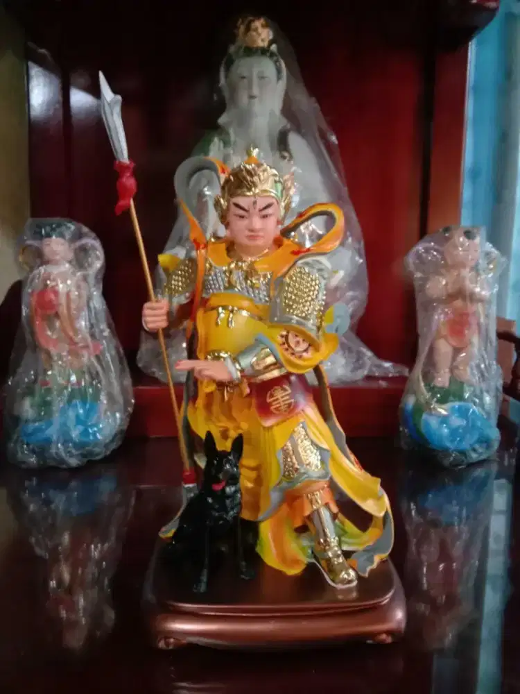 Patung Dewa Erlang Shen (Berdiri)