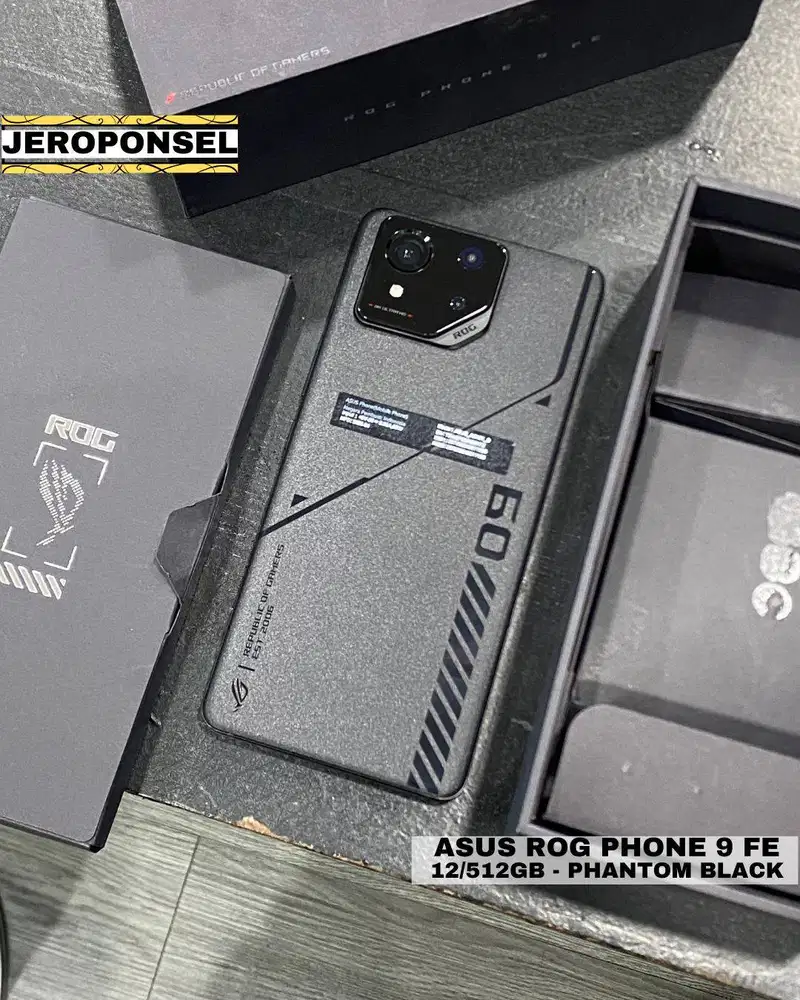 ASUS ROG PHONE 9 FE 12/512GB LIKE A NEW ORIGINAL GARANSI PANJANG