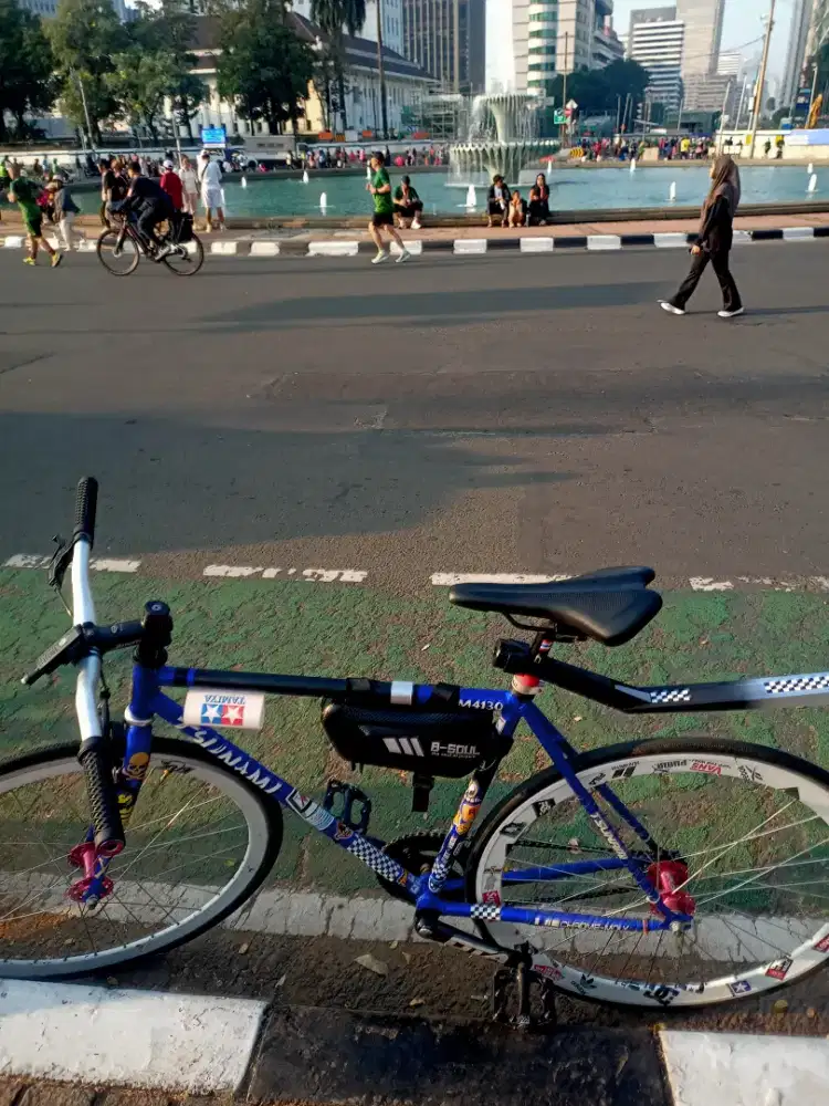 Frame fixie blue