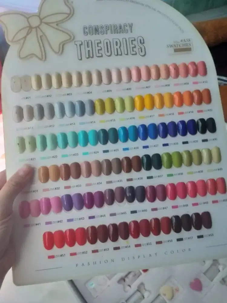 Nail gel warna macaron