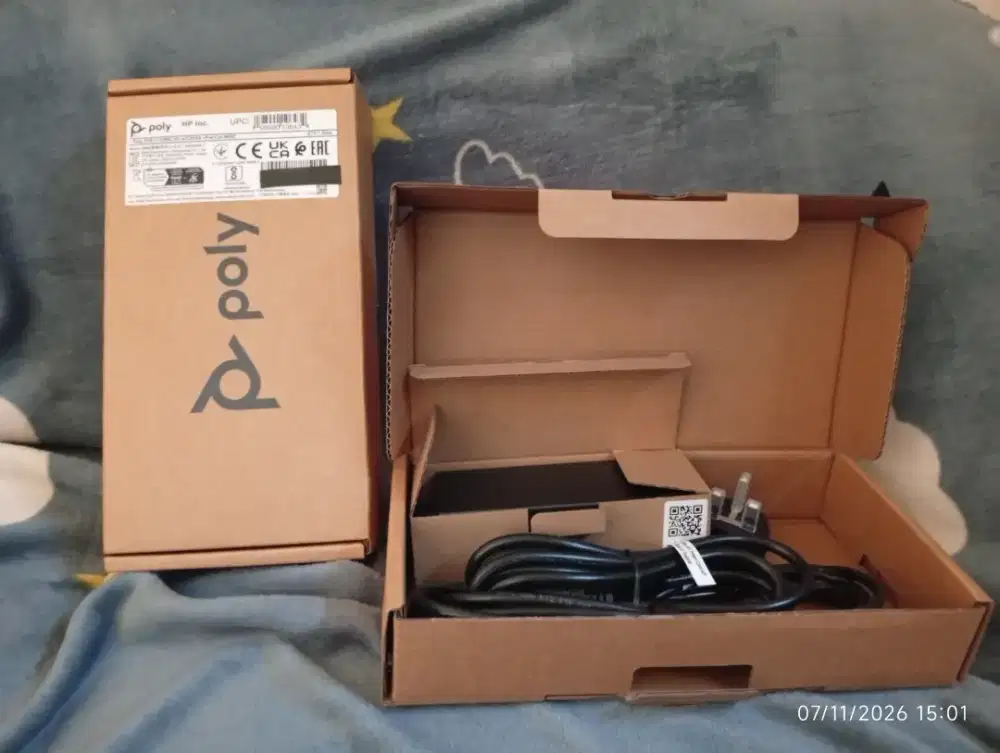 HP Poly PoE++ 65W 2.5G Adapter Injector Kit with CAT6A Cable  (New)
