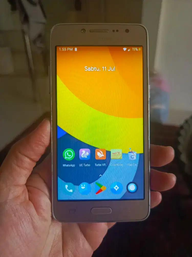 Jual santai Samsung J2 Prime warna gold