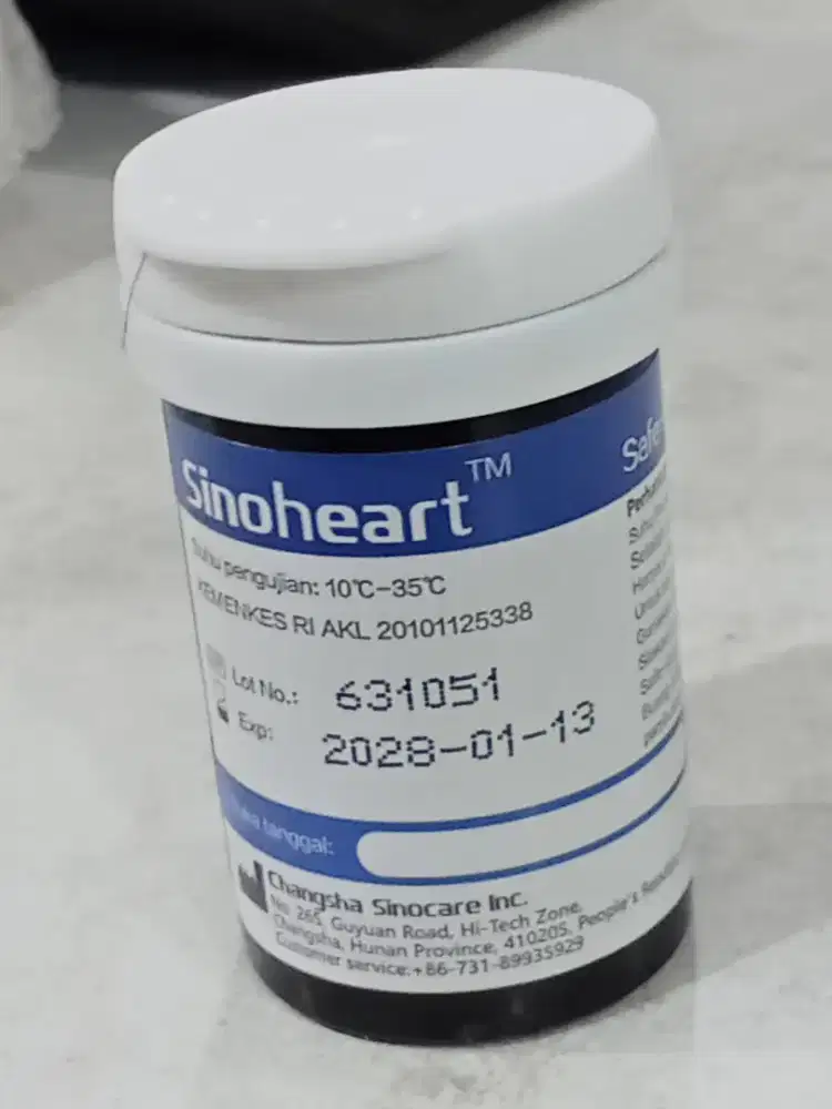 Strip test gula darah Sinoheart