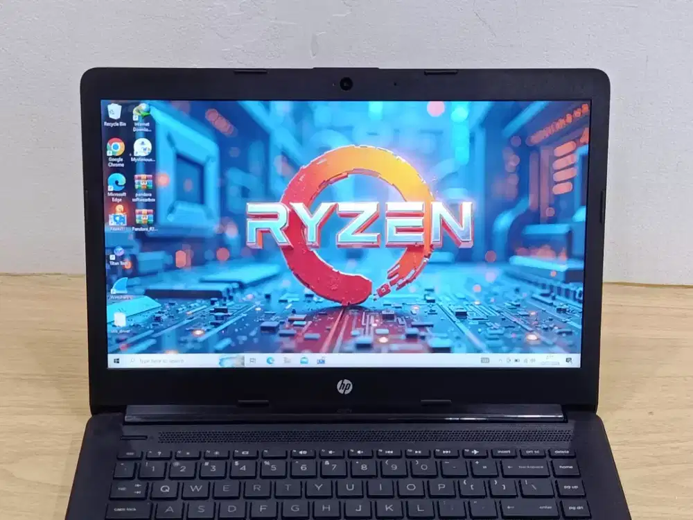 Laptop HP 14-cm0xxx prosesor AMD Ryzen 3 2200U RAM 4GB SSD 512GB