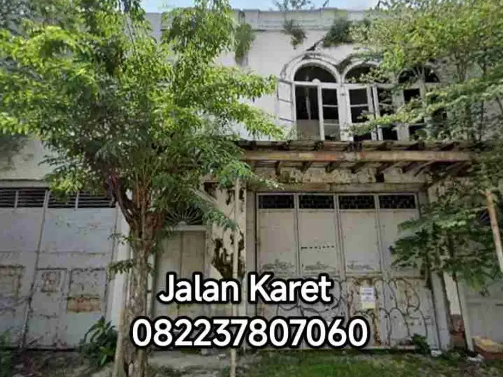 Gudang Lama hitung tanah Jl Karet kembang cepun