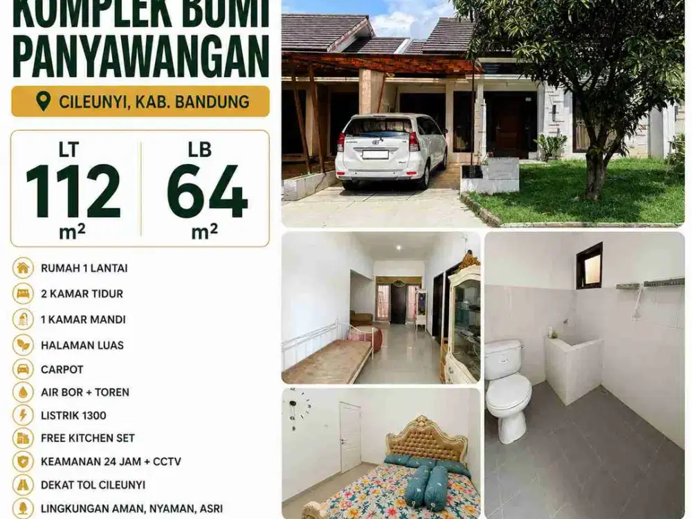 Rumah termurah 600 Jutaan di Komplek Bumi Panyawangan, Cileunyi