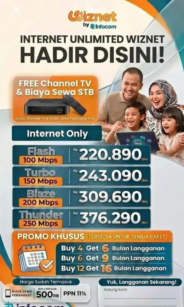 LAYANAN JARINGAN INTERNET WIFI