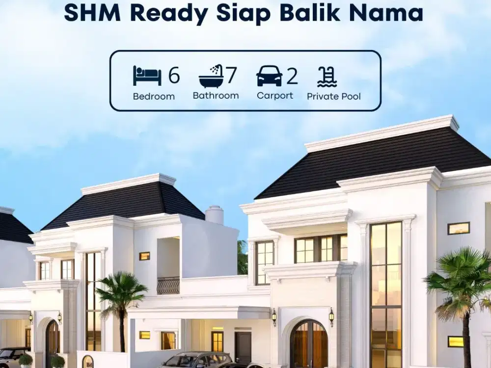 Rumah American Style Godean, Private Pool, Akses Mudah ke Pusat Kota Jogja.