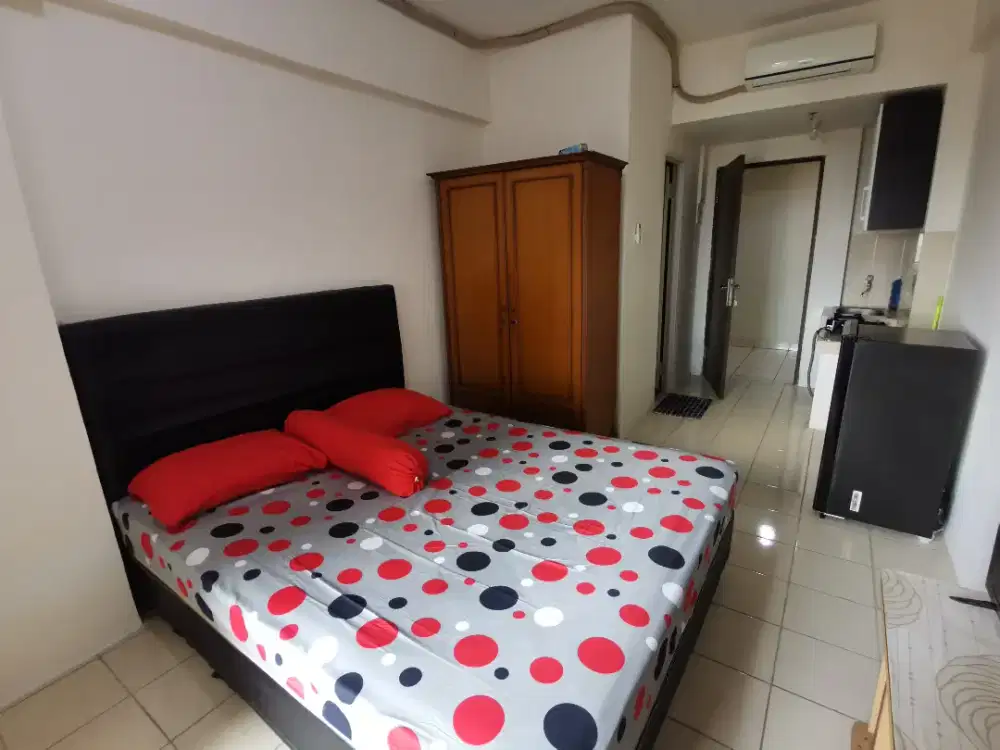Disewakan murah OWNER apartemen puri park view B studio lt 8 furnish