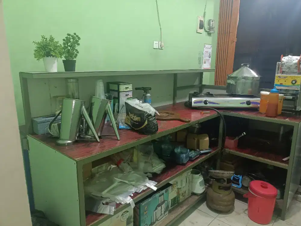 Jual meja bekas dagang