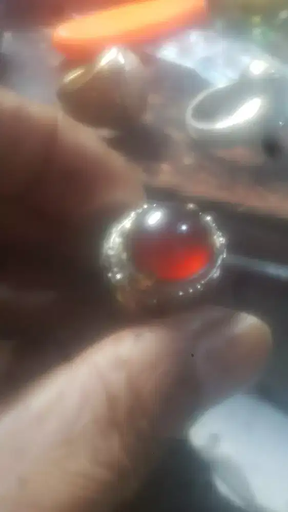 Batu red garnet natural