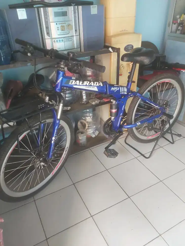 Mtb 26 folding bike + panier depan