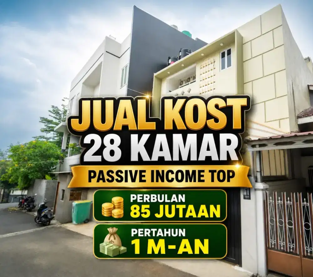 JUAL KOST KOSAN 28 KAMAR AREA PALMERAH OFFICE AREA SLIPI S PARMAN