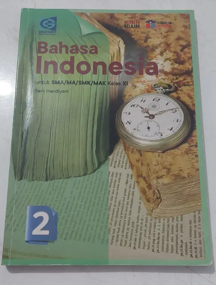 Buku Bekas B.Indonesia Kls 11 SMA