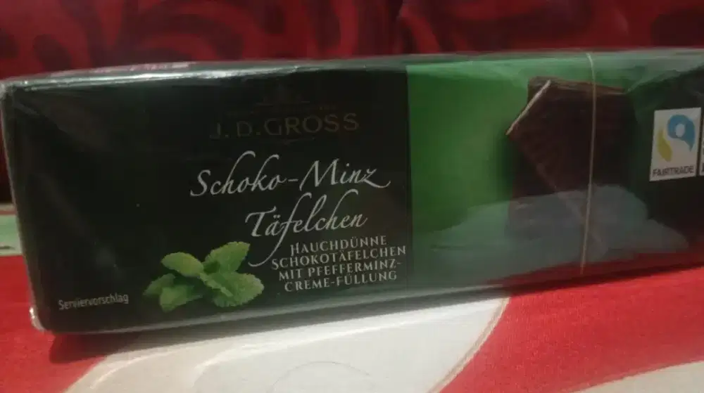 Schoko Mintz Taefelchen - coklat mint Jerman  ori