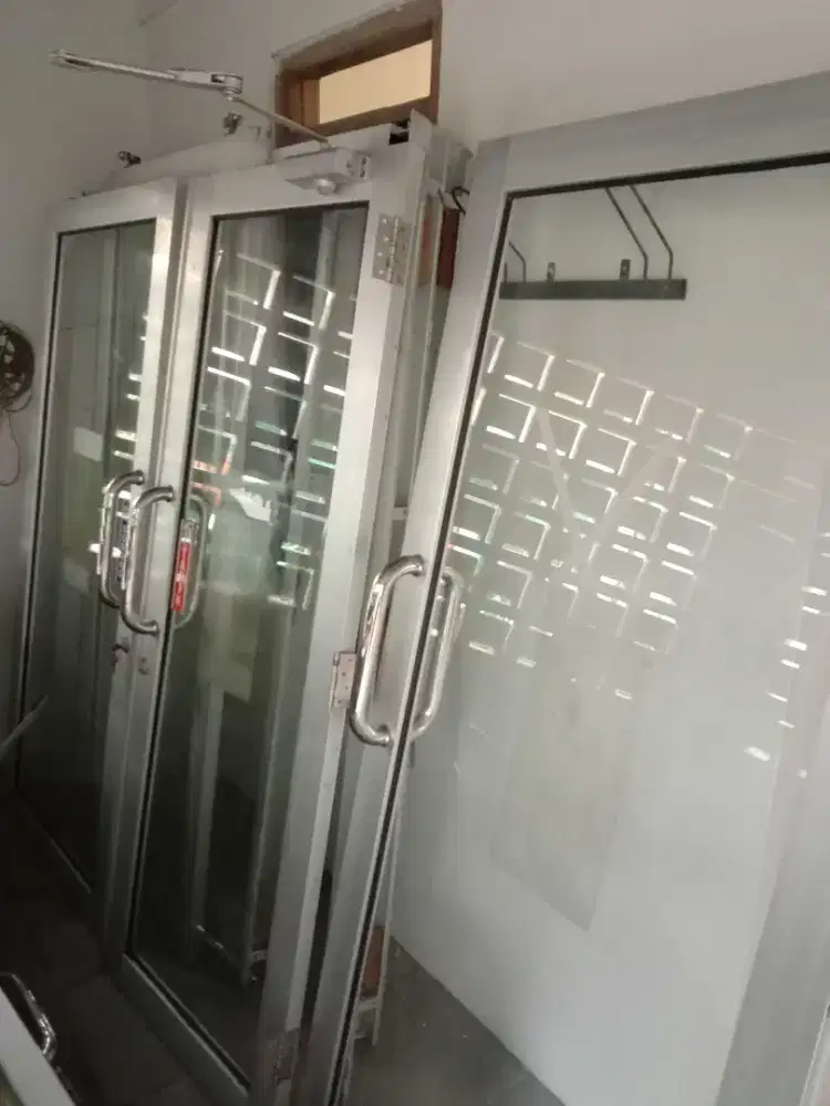 Pintu alumunium 7 biji borongan
