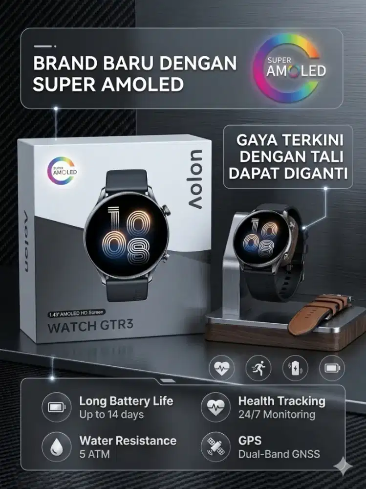 AOLON SMARTWATCH GTR3