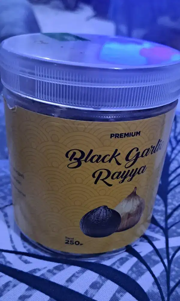 Bawang hitam - Black Garlic makanan kesehatan kemasan 250mg