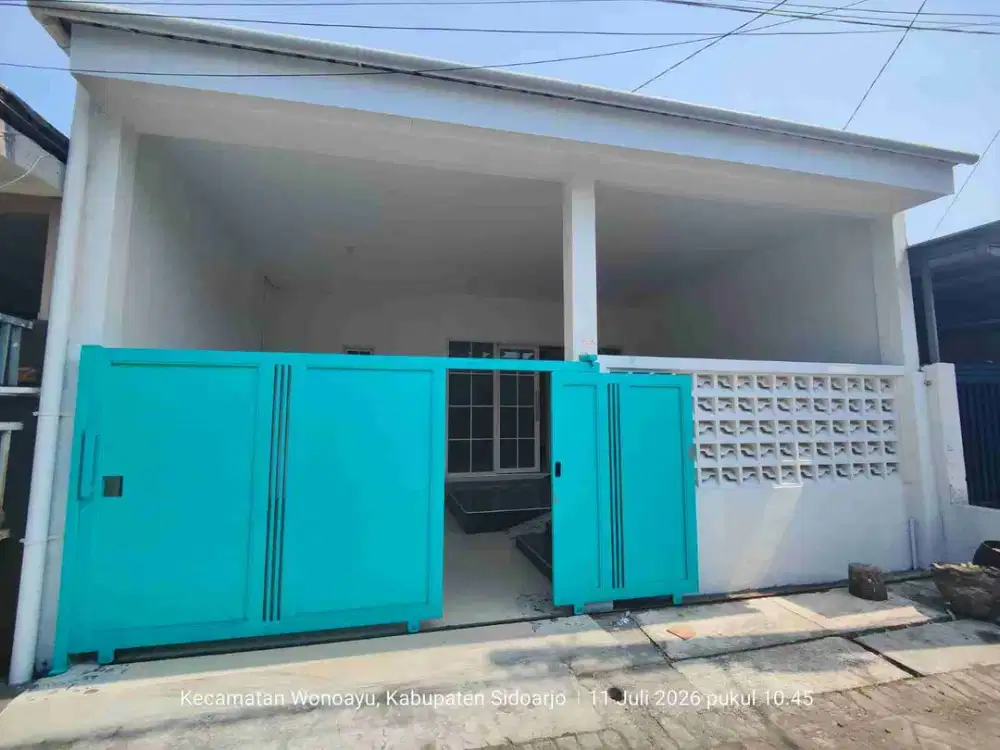 Rumah Baru Gress Minimalis Siap Huni di Sawo cangkring permai, wonoayu sidoarjo