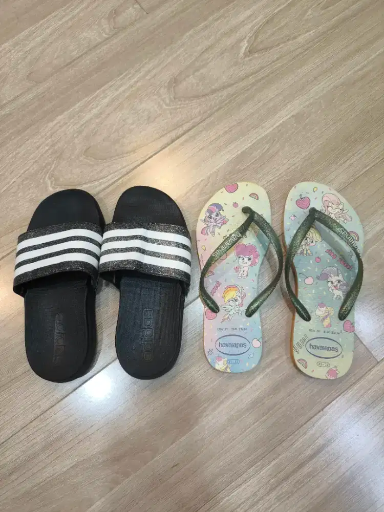 SANDAL ADIDAS DAN HAVAIANAS ORIGINAL PRELOVED