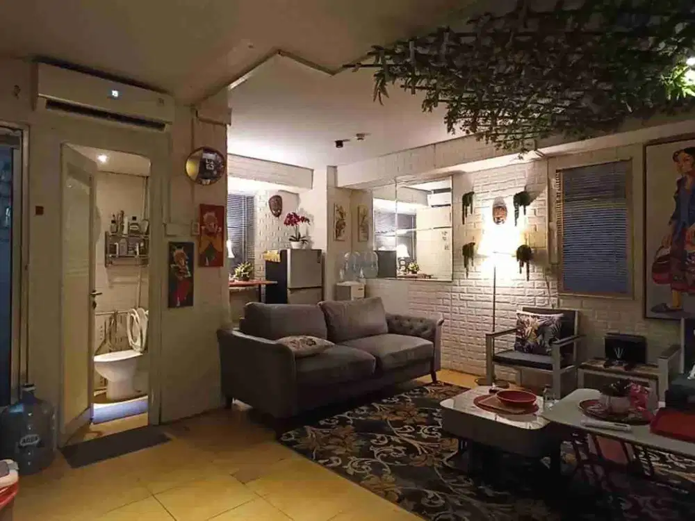Dijual 2 unit Apartemen kalibata city 2BR +1BR gandeng Surat SHM Regency tower Gaharu regency
