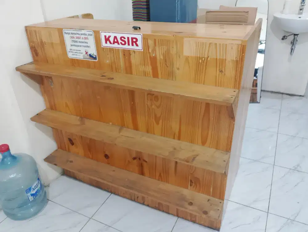 Meja Kasir Jati Belanda Mulussss