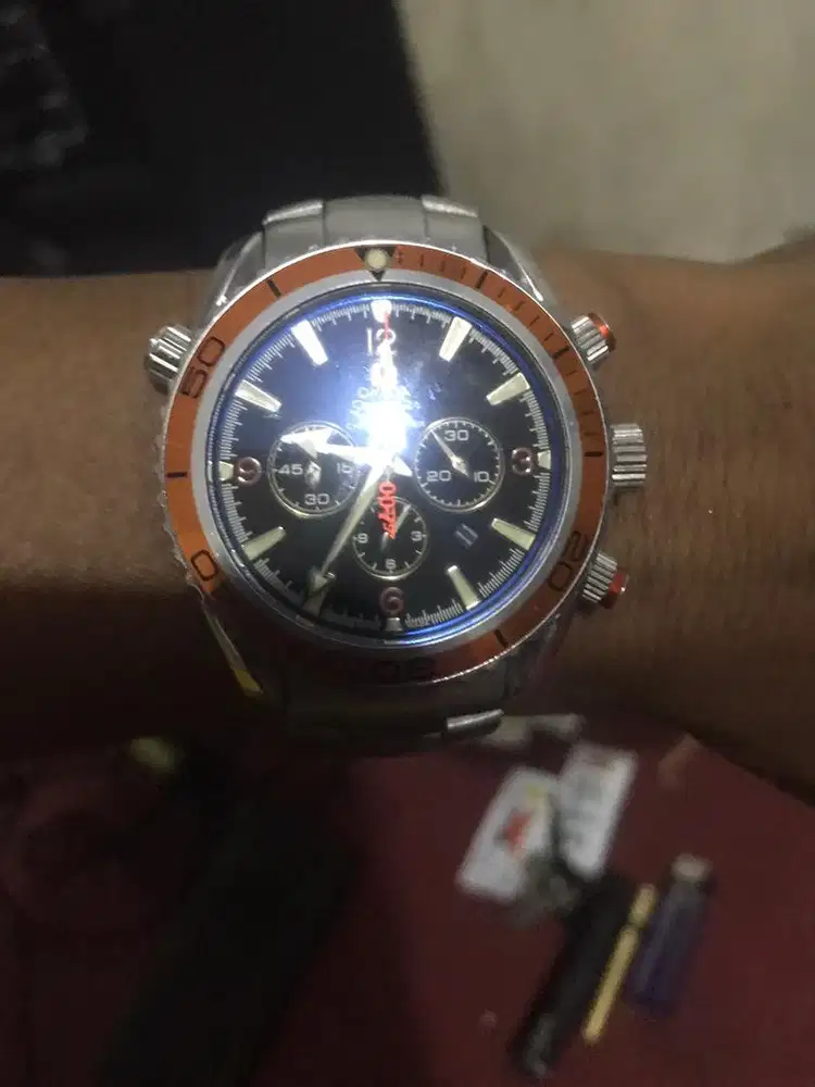 jual aja ni jam omega pakai batre chrono aktiv smua