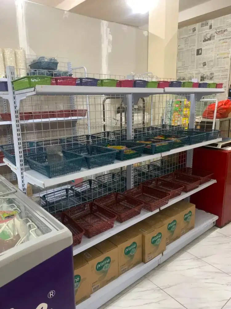 Rak Besi Tebal Indomart Alfamart