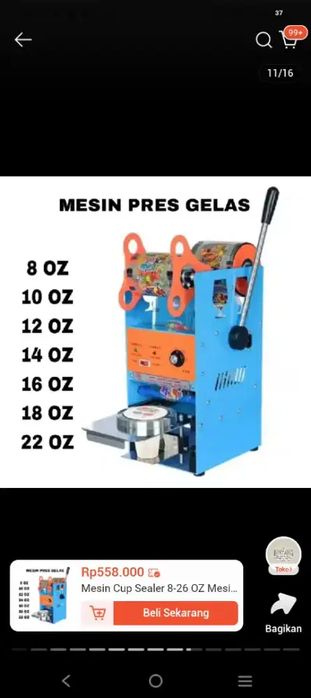Di jual cepat fres mesin
