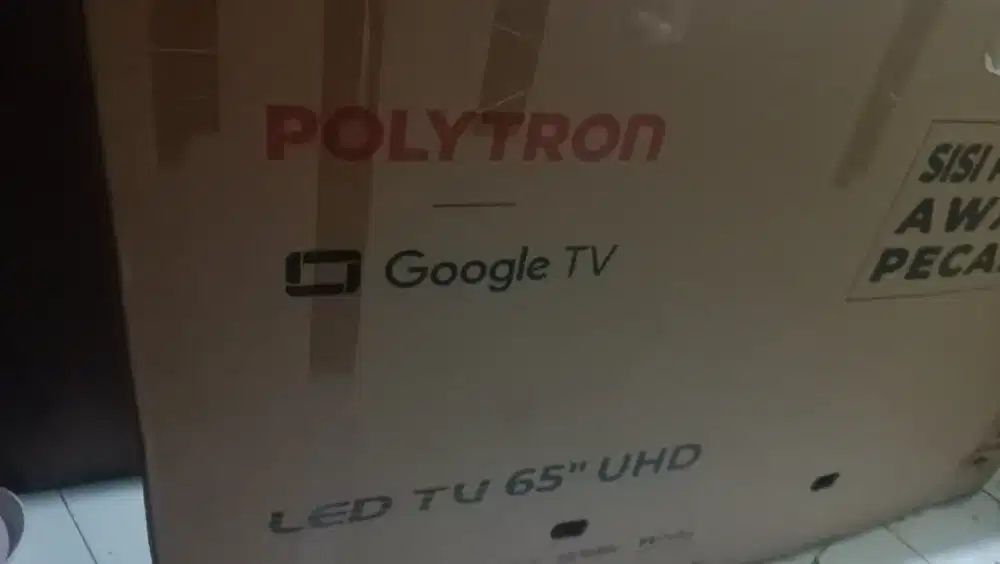 Tv android Polytron 65 inch fullset mulus