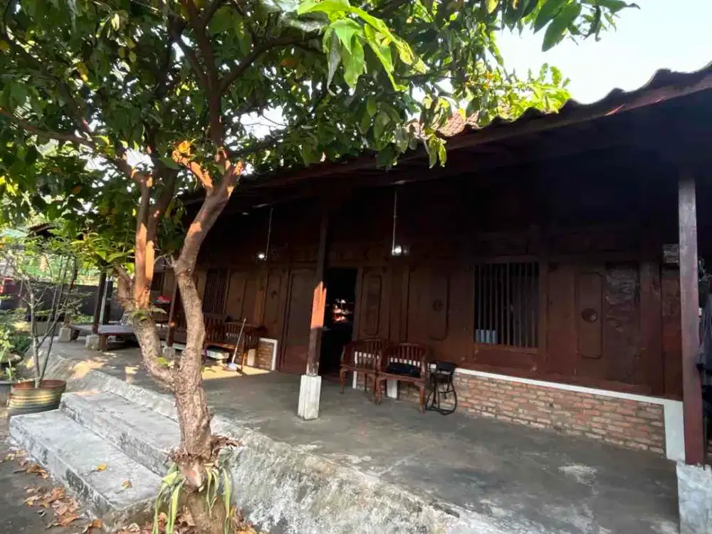 Dijual Rumah Joglo Kayu Jati Asli 1 lt di Serpong luas 750 m2 lb 200 m2 ada 2 Shm, Dekat Apartment Askara Living ada 2 bangunan dan tanah kosong 250 m2, siap disurvey & nego