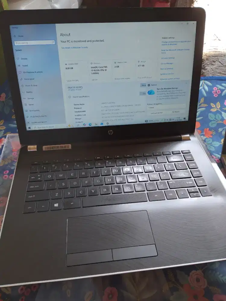 Notebook Hp 14-bs128TX