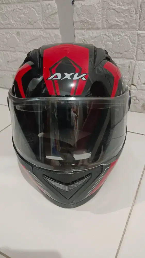 Helm full face double visor