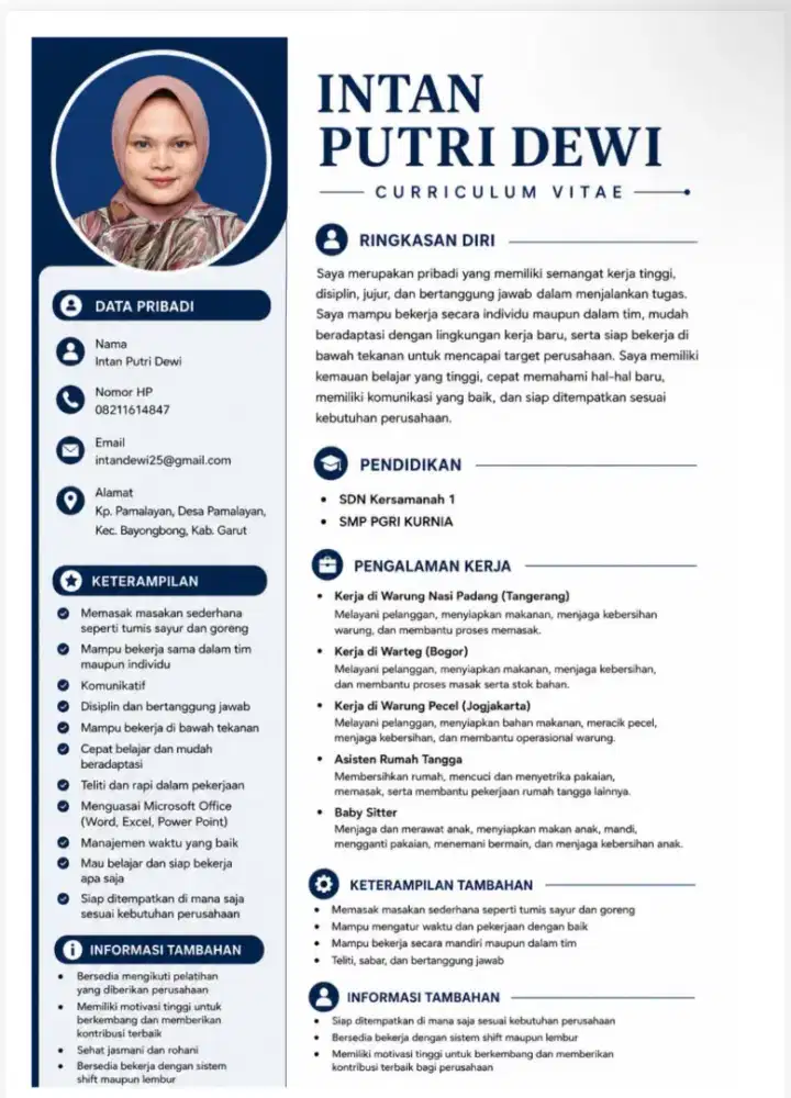 Mencari pekerjaan yang ada mess nya