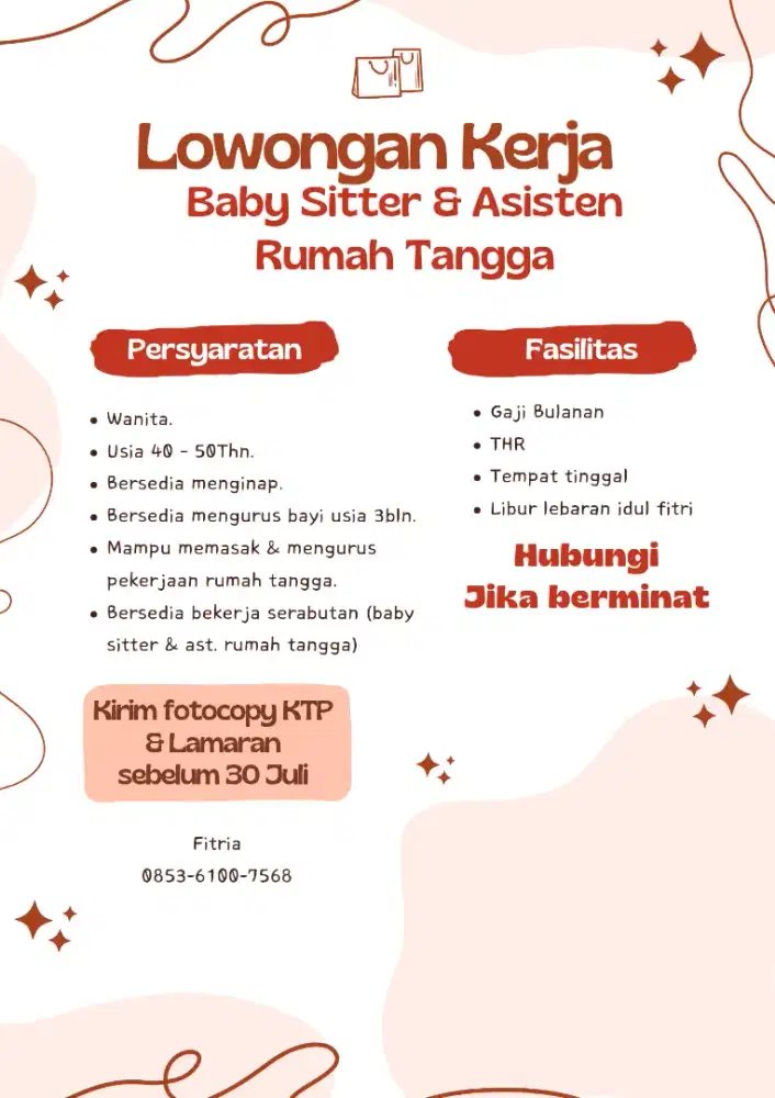Baby Sitter & Pembantu Rumah Tangga