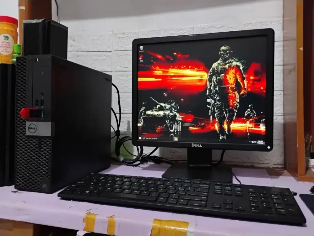 Pc gaming Roblox,,FF,,PB / intel gen6 + ram 8gb + monitor 17inch dell