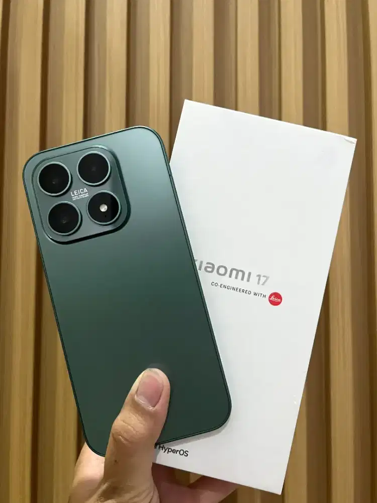 Xiaomi 17 12 / 256GB Green Mulus Fullset Garansi Panjang Like New