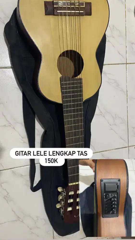GITAR LELE YAMAHA CUSTOM JUAL CEPEY