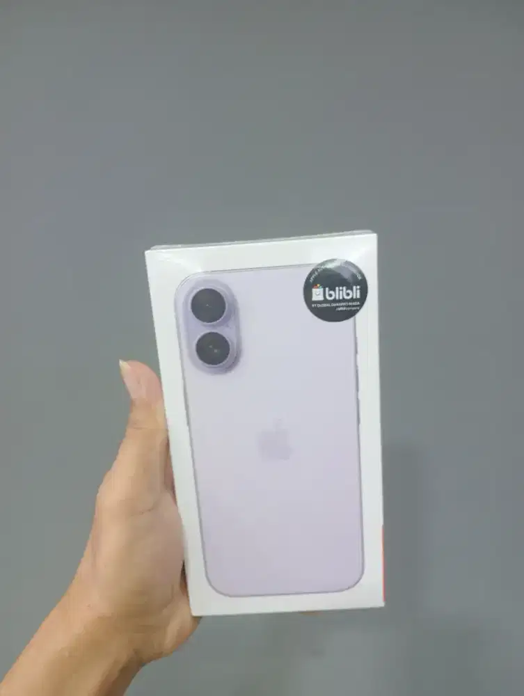 New iphone 17 basic 256GB lavender ex iBox blibli