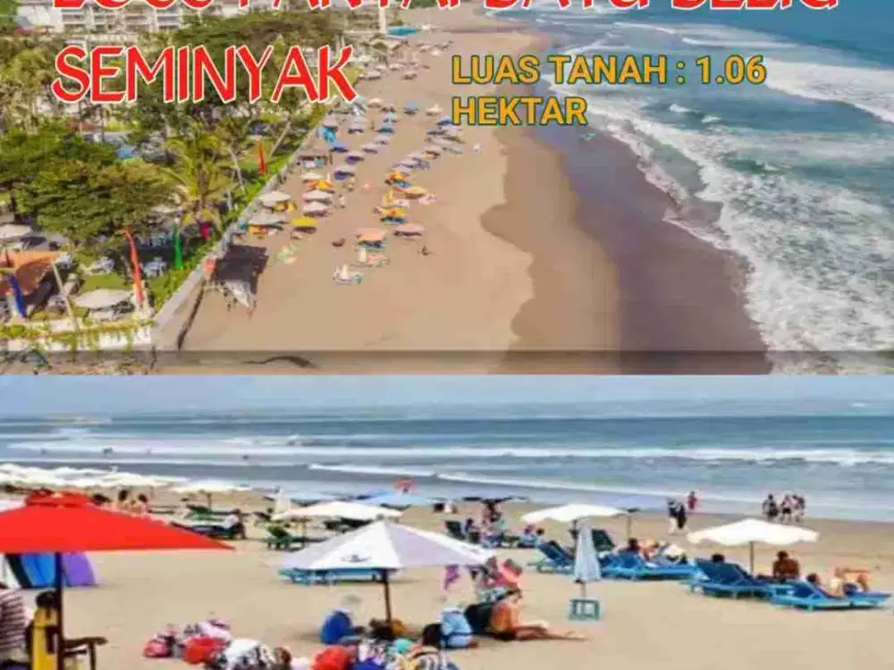loss pantai batu belig seminyak. 1.06 hektar tanah di jual