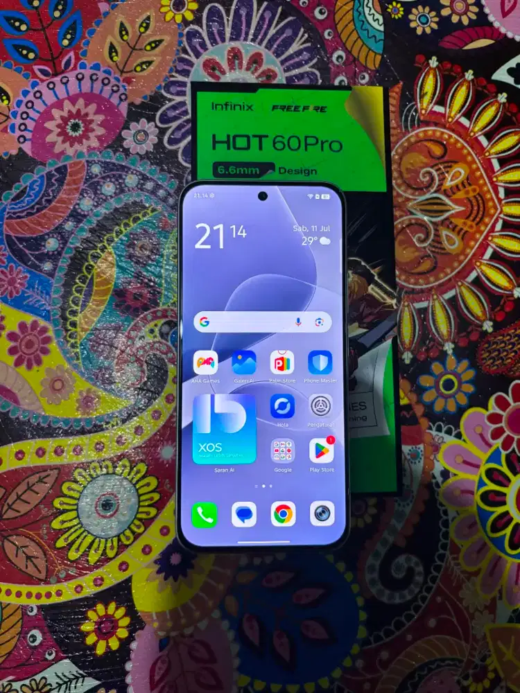 Infinix hot 60 pro 8+8/256 fulset mulus